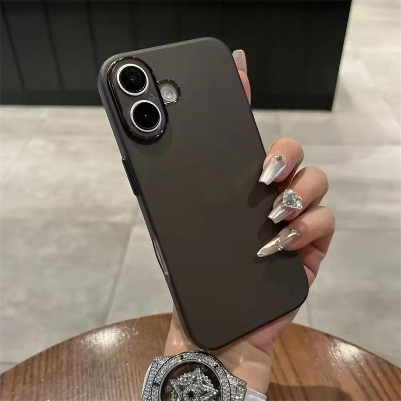 Ultra Thin Matte Clear Shockproof Cover for iPhone 16/15/14/13/12 Mini/11 Pro Max/X/XR/XS - Slim Protective Cases