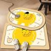 Absorbent Bathroom Mat Toilet Mat Mat Non-slip Household Toilet Door Carpet Cartoon Diatom Mud Mat