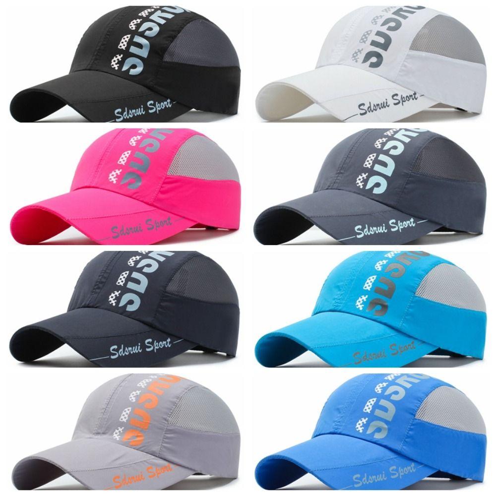 Mesh Quick Drying Hat Quick Drying Mesh Baseball Cap Adjustable Sunshade Baseball Hat  Summer