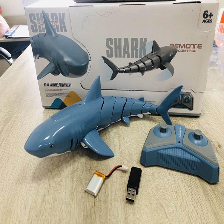 Shark Remote Control Electric Toy - 2.4G, Long Battery, Water Play