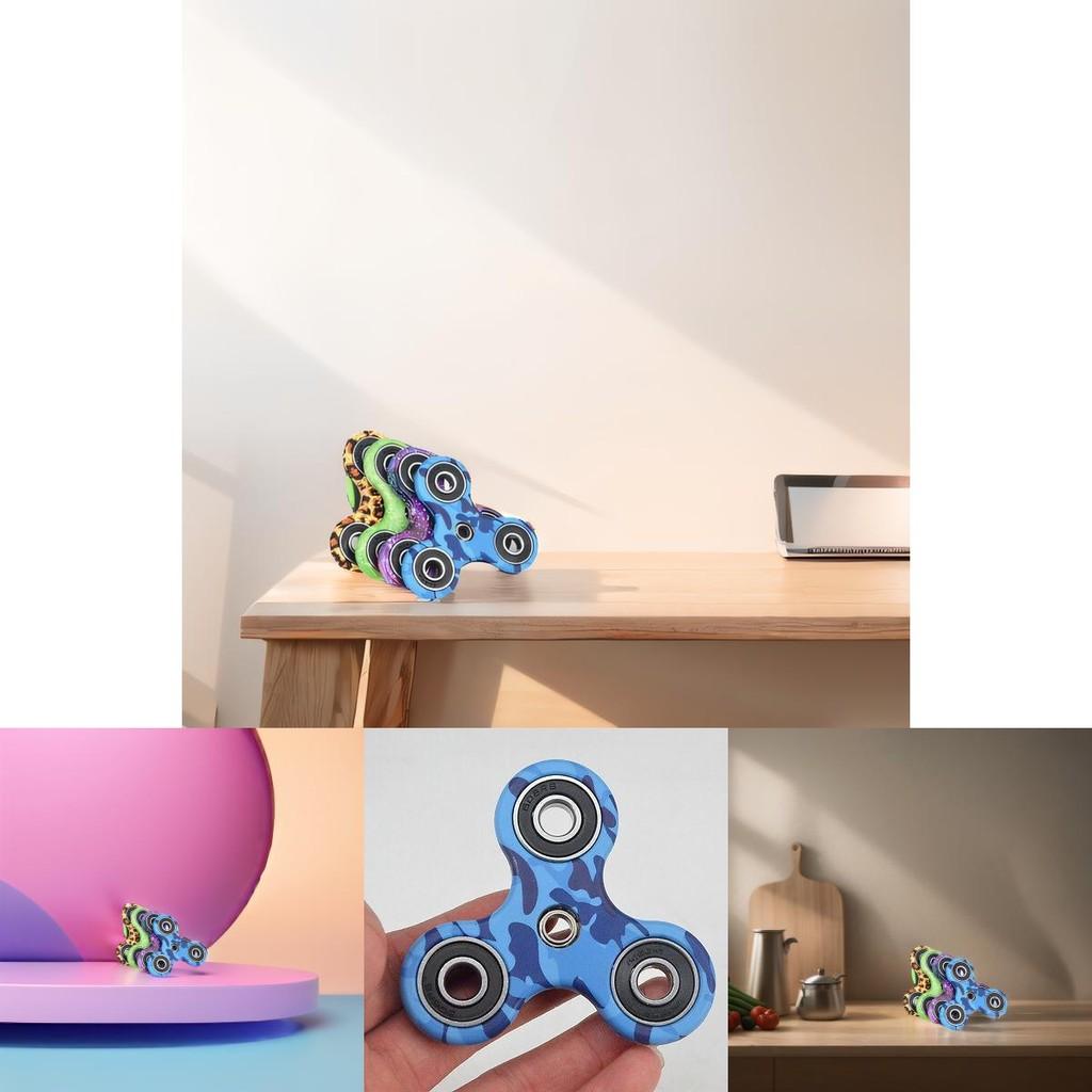 Colorful Camouflage Electroplated Finger Gyro Toy For Stress Relief And Entertainment Zhejiang Province