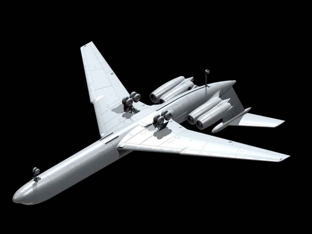 ICM 1/144 Scale Ilyushin IL-62M Long-Haul Passenger Aircraft Plastic Model