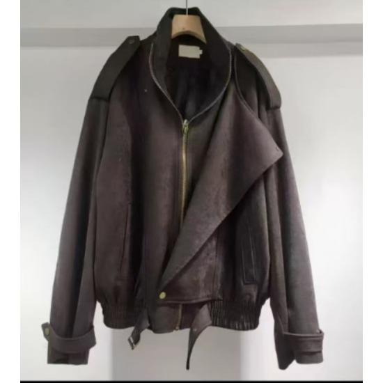 Women'S Fashion Casual Personality Street Motorcycle Clothing Short Jacket