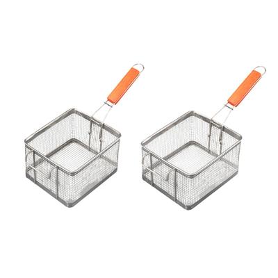 Deep Fry Basket Frying Strainer Cooking Tool Frying Serving Basket for Kitchen