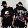 2026 Summer New Arrival Mobile Suit Gundam Print Shortsleeve Tshirt Trendy Y2k Style Suitable For Both Unisex And Unisex