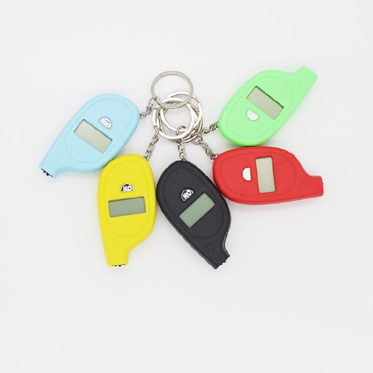Travel Friendly Mini Tire Pressure Gauge with Keychain For Accurate Monitoring And Peace Mind During Journey Travel