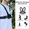 5 In 1 Mobile Phone Chest Strap Mounting Holder Fixed Live Broadcast Accessories First Angle Video Record Life Phone Bracket