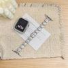 Compatible Bands for Apple S11, iWatch 109876SE, Huawei GT6, Xiaomi 9PRO - Round Bean Drip Glue, Small Flower Design