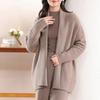 Korean Style Wool Knit V-Neck Cardigan - Loose Fit, Autumn/Winter Retro Sweater