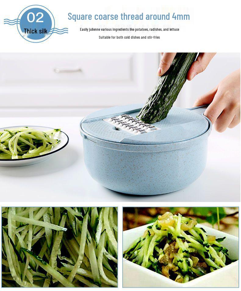Multifunctional Kitchen Vegetable and Potato Grater & Slicer