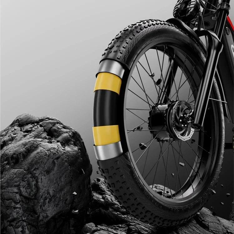 Tifgalop ES7PRO New Electric Bike for Adults 1500W Dual Motor EBike 52V 21AH Battery Hydraulic Brake 60km/h 26'' Fat Tire Throttle MTB Bicycle