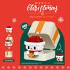 Non-Toxic Christmas Gift Box Kids Toys Building Blocks Santa Claus Elk Snowman Mini Bricks Christmas Decorations