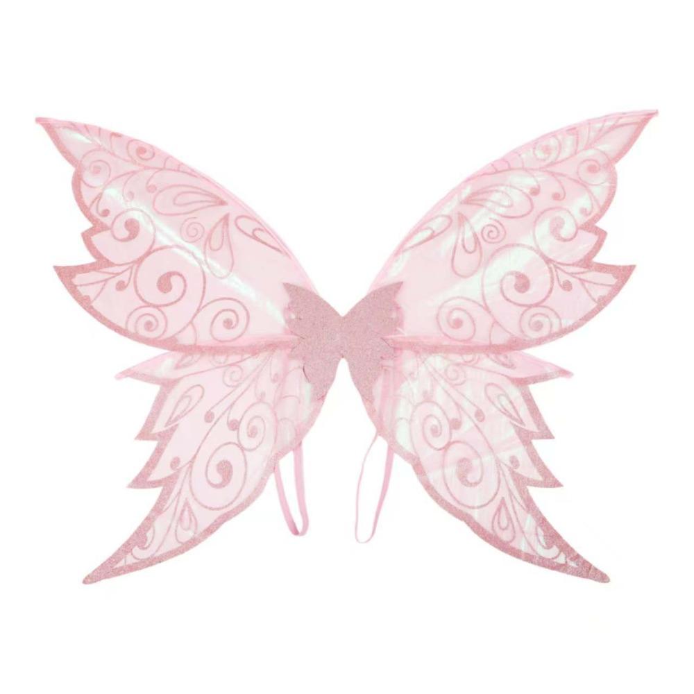 

Dress Up Butterfly Fairy Elf Wings Fancy Costume Wings Halloween Cosplay Party Props Photo Prop Pink Wing