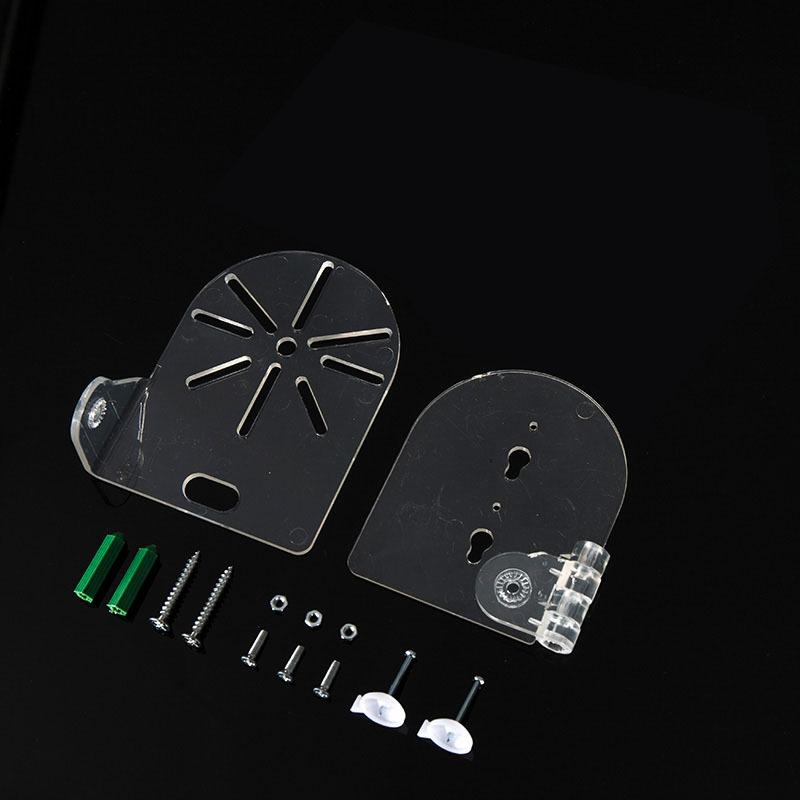 Glue Base L Shaped PTZ Camera Wall Mount Bracket Nail Free Easy Fix for Offices Living Rooms or Entrances