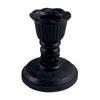 French Style Candle Holder Vintage Taper Holder, Nostalgic Resin Candlestick Decorative Soft Decoration Accessories Stand for Wedding Party