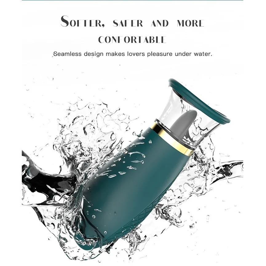 Rechargeable Rotating Licking Tongue Vibrator Nipple Clitoris Stimulation Sucker Toy Lady Licking Tongue Clitoral Woman Sex Toy