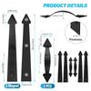 Garage Door Decorative Magnets 4 Hinges 2 Handles Set Reusable Removable Hardware Quick Fixing for Metal Door Decors