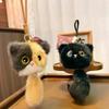 Cute Cat Plush Doll Toy Pendant For Women Backpack Car Hangings Ornament Accessories Gifts