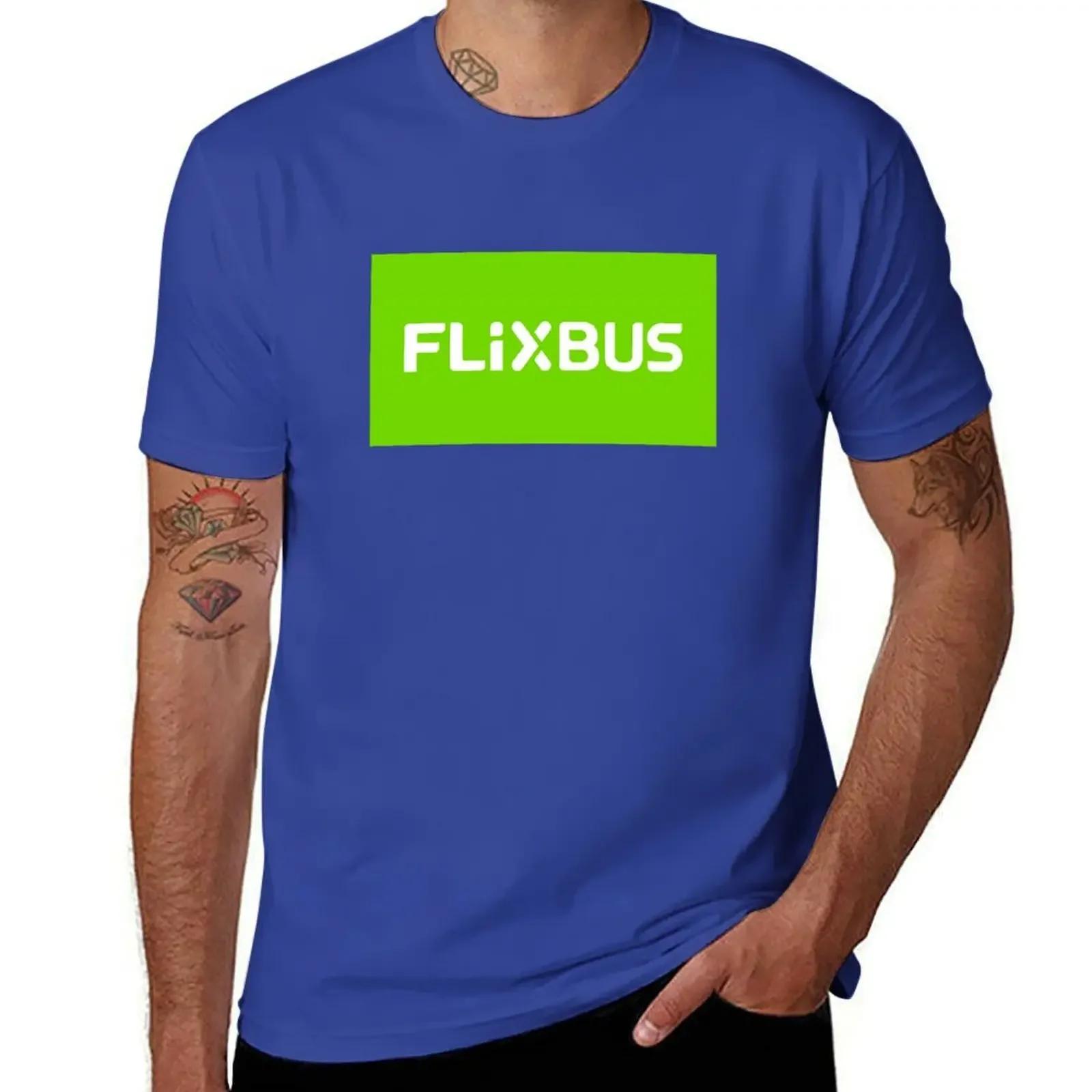 

Футболка Flixbus кастомний дизайн власної вільної футболки одяг в стилі аніме літній топ Чоловічі футболки 2XL