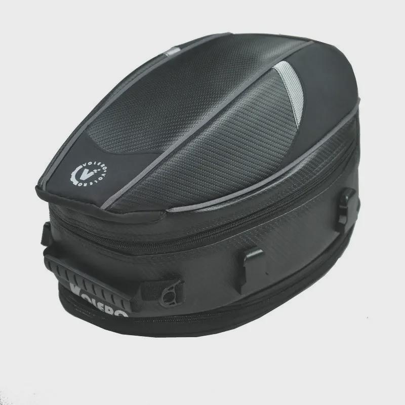VOLERO Motorcycle Rear Tail Bag: Waterproof Helmet Backpack BAG-014