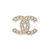CHANEL Pearl Rhinestone Stud Earrings Women's Silver ABB771-B14169-NR657
