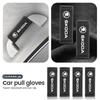 AAABO1 Copri Maniglia Bracciolo Tetto Auto Guanti Interni per Tirare Protezione Per Enyaq A7 Octavia Kodiaq Fabia Superb Rapid Kamiq Karoq