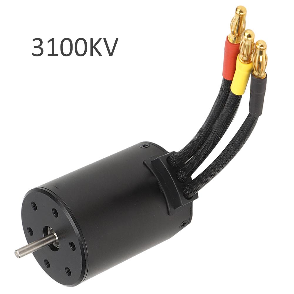 3650 Brushless Motor RC Car Part Accessory Fit for HSP 1 8 1 10 RC Car Black