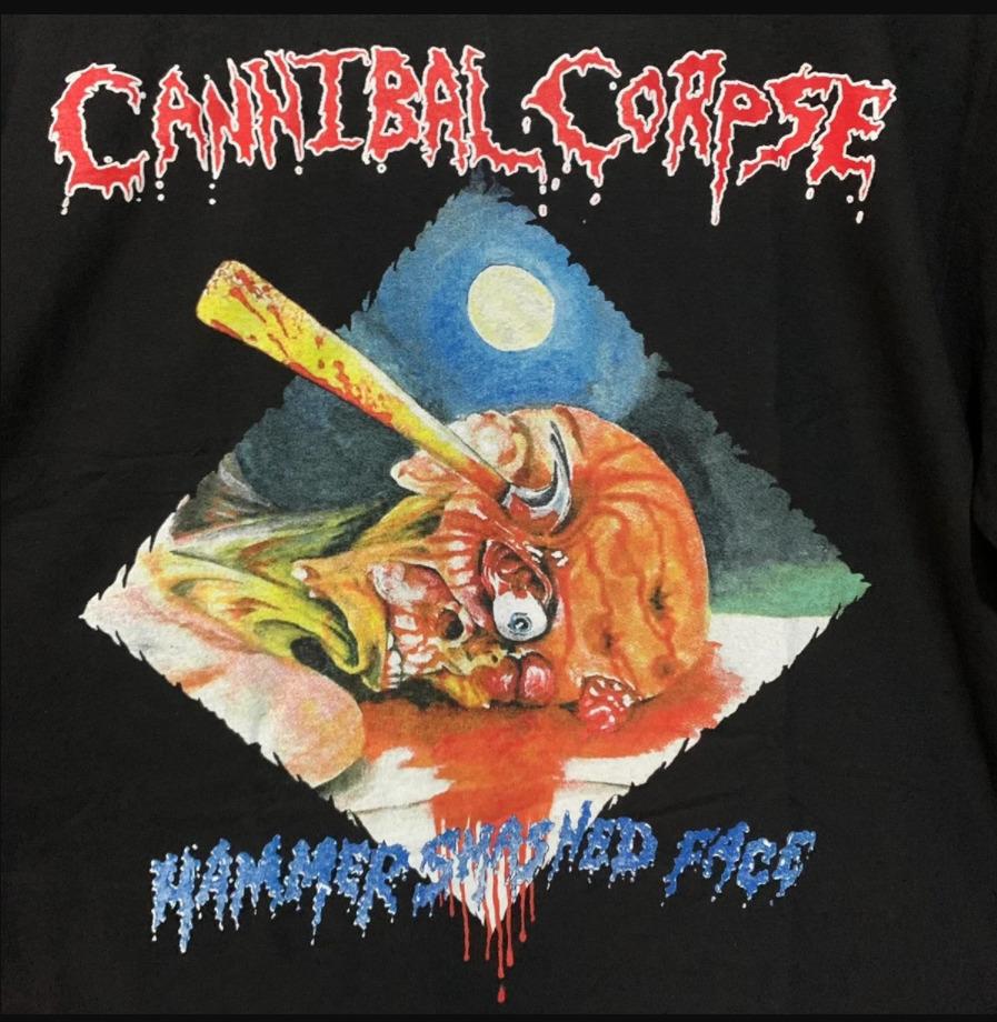 Cannibal Corpse Hammer Smashed Face Black Unisex All size T-shirt Unisex T-Shirt L