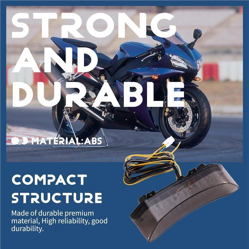 Powerful For YZF R1 2002-2003 Motorcycle Rear Taillight Brake Light Turn Signal Replacement Lamp Part