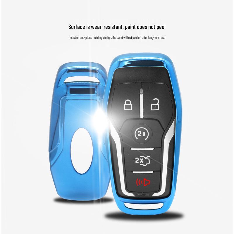 Soft Rubber Protective Cover for Ford Lincoln MKX, Mustang, MKZ, Taurus, MKC Remote Key