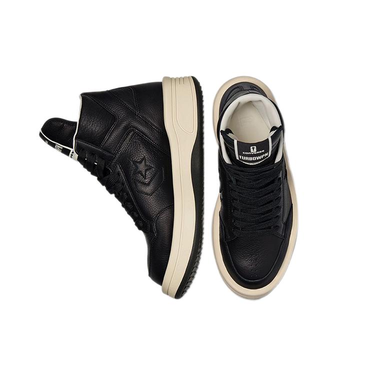 New Converse Turbowpn Mid Rick Owens Drkshdw Black 172342C