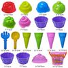 Set of 18 Sand Sandbox Set for Perfect for Water Snow Indoor and Outdoor Birthday Pool Boys and Random Colors Toys, Kids, Parks, Sandboxes, Baths,