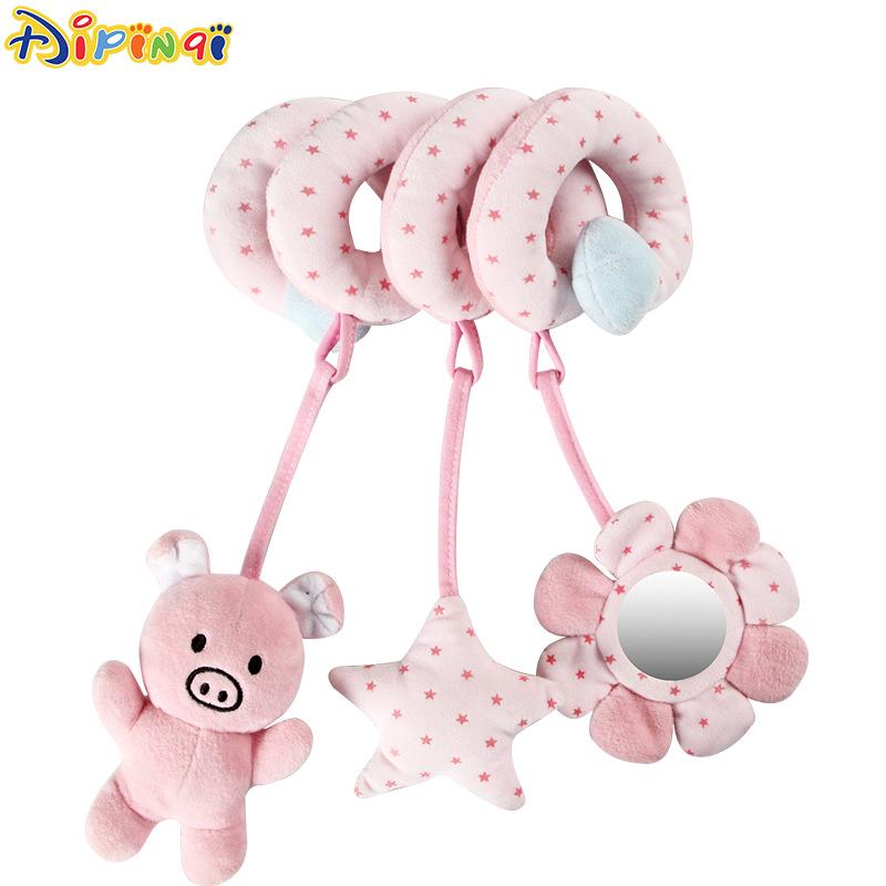 Plush Elephant Baby Crib & Stroller Bed Hanging Wrap