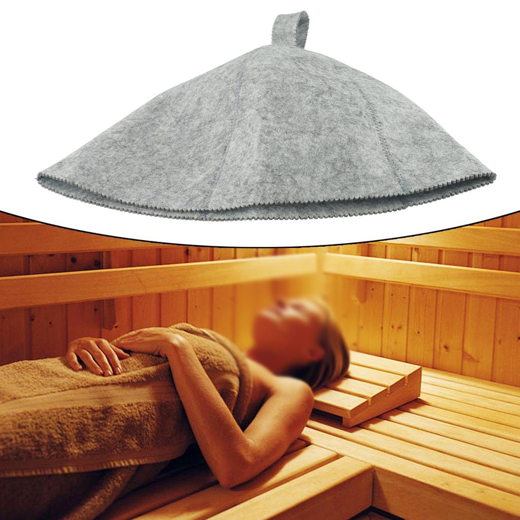 100% Brand New Sauna Hat Heat Insulating Protect Hair