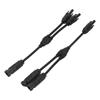 1 Pair DC 1000V Solar Connector Y Branch Parallel Adapter Solar Panel Cable Connector