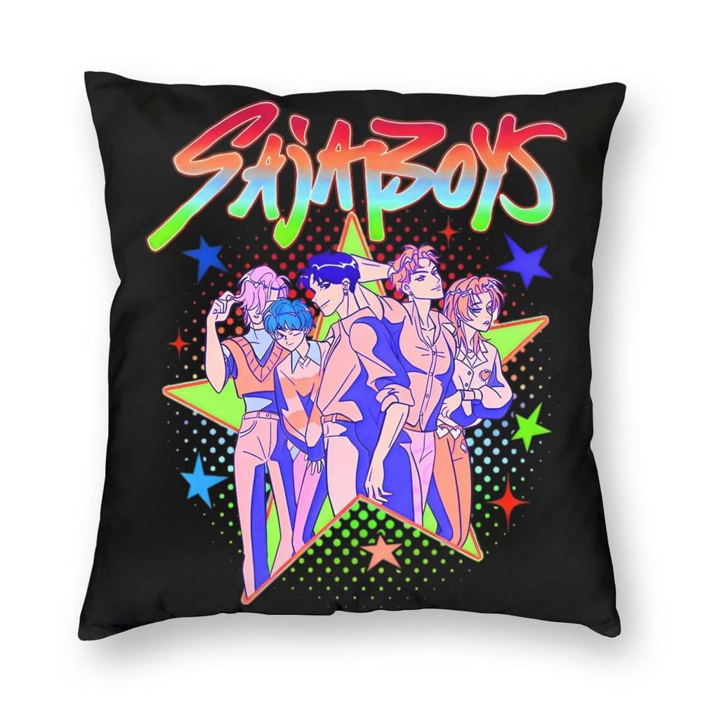 KPop Demon Hunters Pillowcase Printing Fabric Cushion Cover Gift Throw Pillow Case Cover Home Square 45X45cm