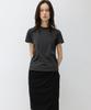 INSILENCE WOMEN W Supima Cotton Premium T-Shirt Charcoal