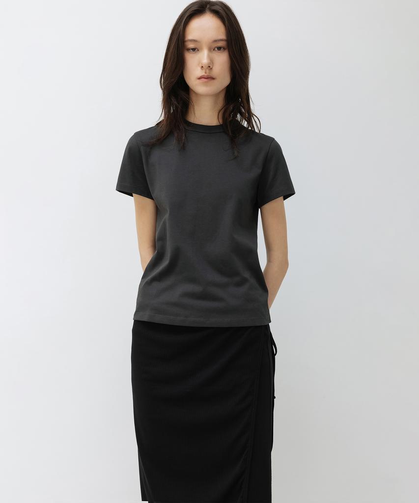 INSILENCE WOMEN W Supima Cotton Premium T-Shirt Charcoal