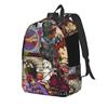 Dorohedoro Anime Cool Backpack with Pocket Student Work  Daypack for Men Women College Canvas Bags