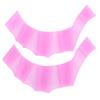 1 Pair Swimming Handcuffs Flippers Silicone Swimming Finger Webbed Gloves Swim Palm FingerPurple L