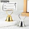 WTEMPO Bell Shaped Design Card Holders Party Supplies Home Decorations Festive Ornaments Small Gifts Message Card Holders Business Card Holders