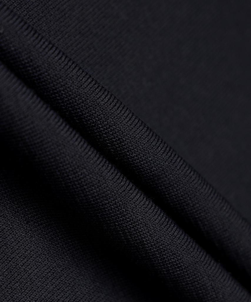 247Silijeu Lunalite 16Gg Half Knit Top Dark Navy