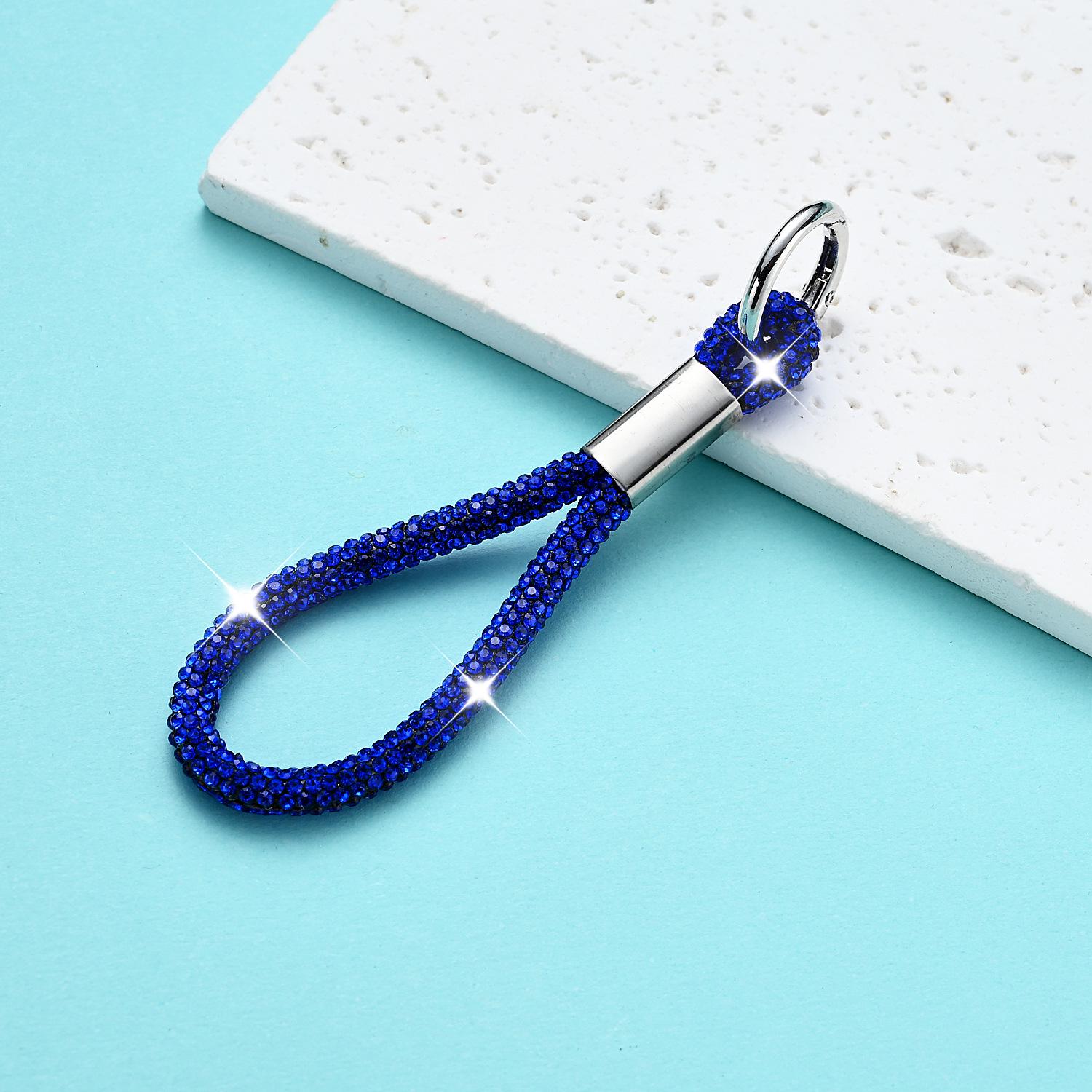 

Модный ремешок для телефона со стразами - Брелок с бриллиантовой подвеской против потери.