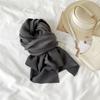 Wholesale Solid Color Scarf Winter Versatile Cashmere Scarf Fashion Pleated Warm Long Scarf Shawl Scarf Wholesale