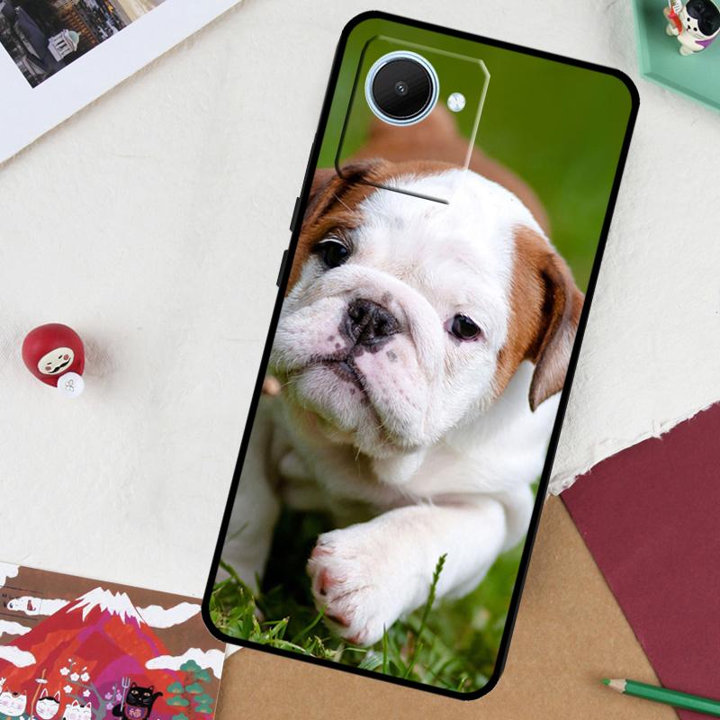 French Bulldog For Realme GT7 Pro GT 6T 5 6 C67 C75 C61 C55 C53 C51 C21Y C25S 10 11 12 13 14 Pro Plus Case