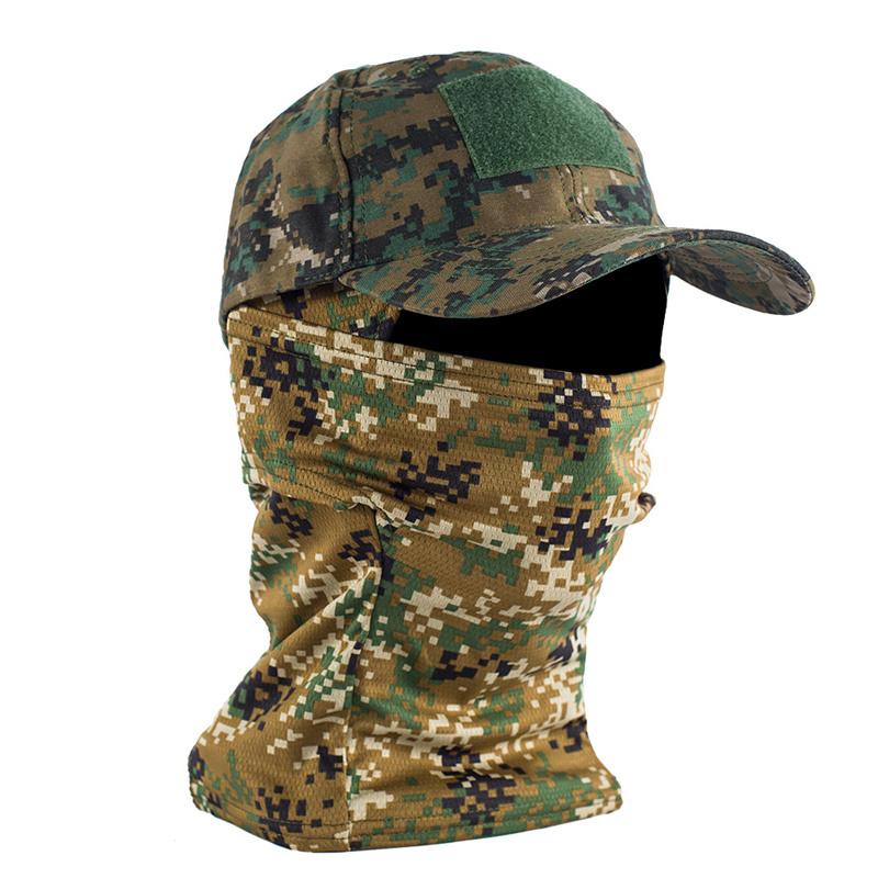 Russian Tactical Camouflage Mask Hat Baseball Cap Beanies Military Army Skullies Unisex Hip Hop Knitted Cap Elastic Outdoor Cap