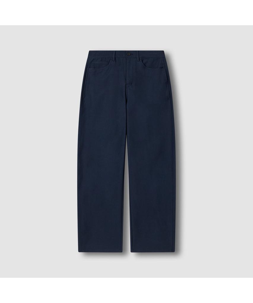 Jaju Men'S Cotton Curved Pants_Navy
