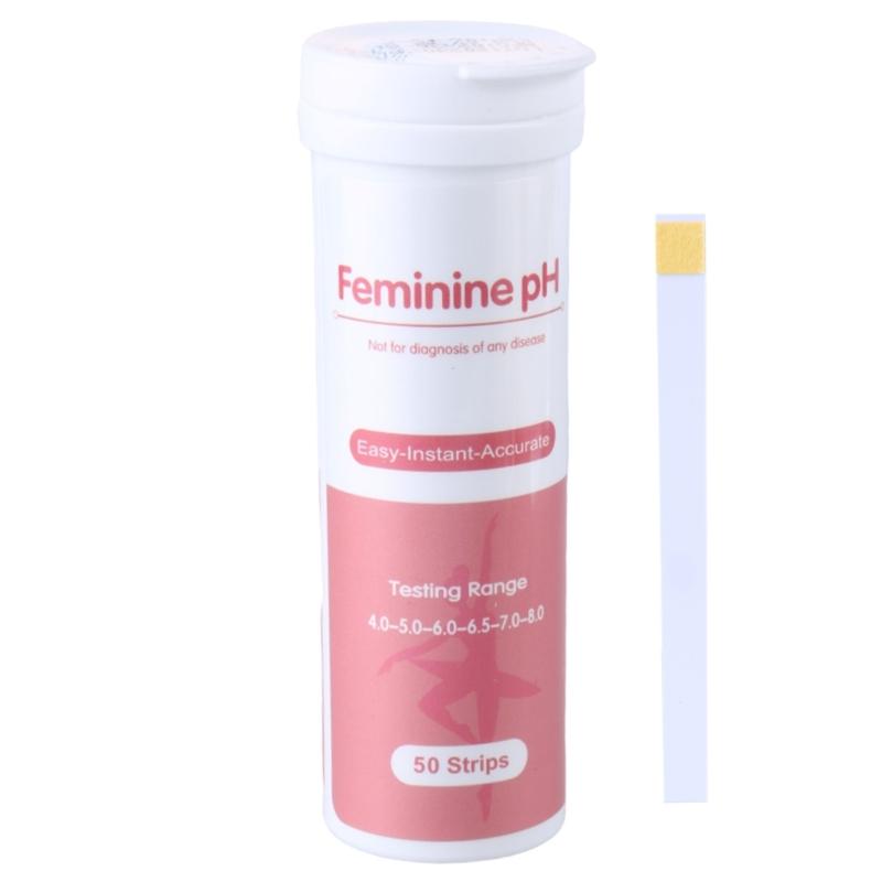 

50 Strips/100 Strips Feminine Health Test Strips Test Strips Testing Balance Test Strips for Women