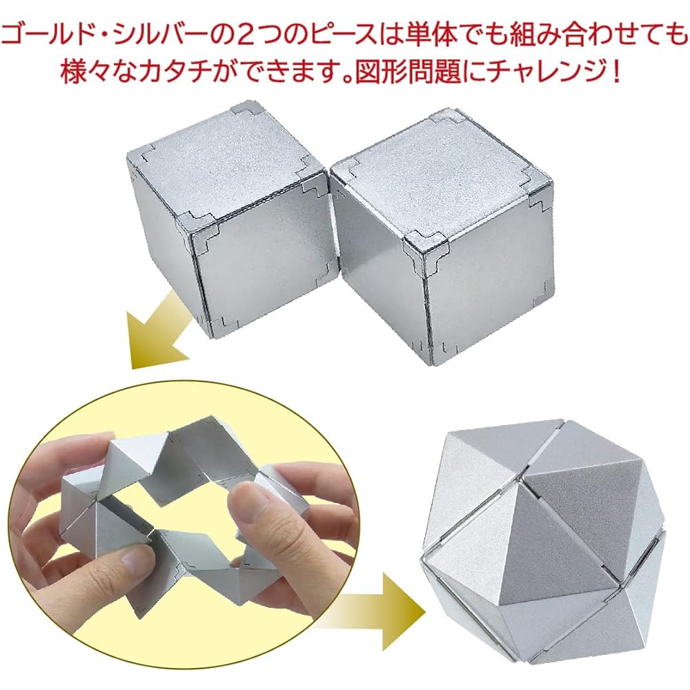Hanayama Puzzle Exercise Katsu No Double Cube Age 6 and Up Educational Toy