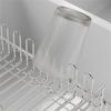 1PC Sink Drying Rack 37x21.5x8cm With Rack For Storage Plates, Bowls, And Kitchen Essentials Stainless Steel Dish Drying Bracket